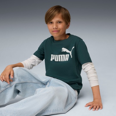 PUMA ESS NO. 1 LOGO TEE B DĚTSKÉ BAVLNĚNÉ TRIKO MODRÁ