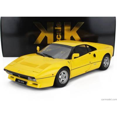 Kk-scale Ferrari 288 Gto 1984 v mierke 1:12 žltá