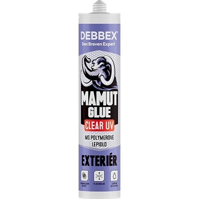 Debbex MAMUT glue CLEAR 100% UV 290 ml Exteriér 51933BD – Hledejceny.cz