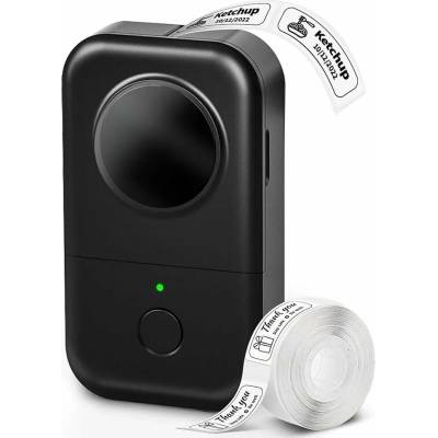 Phomemo D30, černá + role štítků 100 ks, 12 × 40 mm