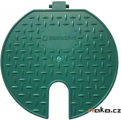 Rainworks RW-15RND Valve cover náhraní víko pro oválnou šachtici s KV