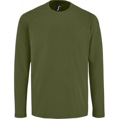 Soľs Imperial LSL men pánské triko dlouhý rukáv SL02074 Dark Khaki