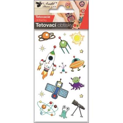 Anděl Přerov s.r.o. Tetovací obtisky 7,5 x 12 cm vesmír