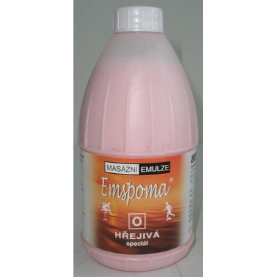 Emspoma hřejivá růžová "O" masážní emulze 500 ml – Hledejceny.cz