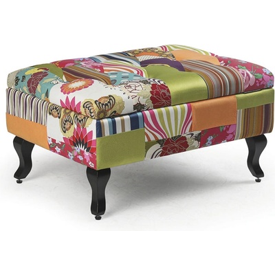 B2B Partner Patchwork podnožník, taburet RELAX 954007