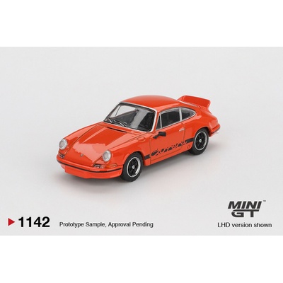 MINI GT Porsche 911 Carrera RS 2.7 Tangerine with Black Livery 1:64