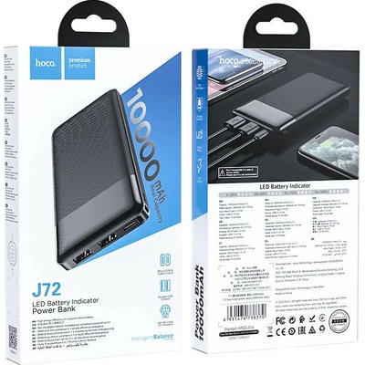 HOCO J72A Easy travel 10000mAh černá – Hledejceny.cz