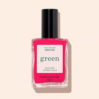 Dermacol MANUCURIST_Zelený lak na nehty neonově růžový 15ml