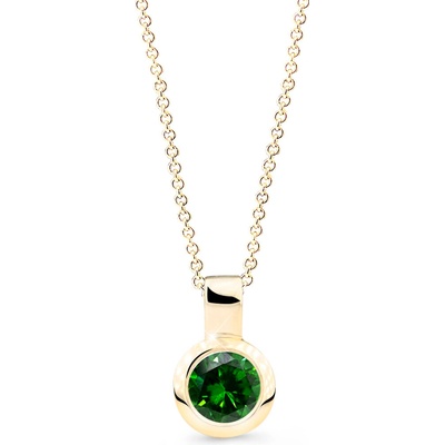 Cutie Diamonds prívesok zo žltého zlata so smaragdom DZ8005 40 SM X 1