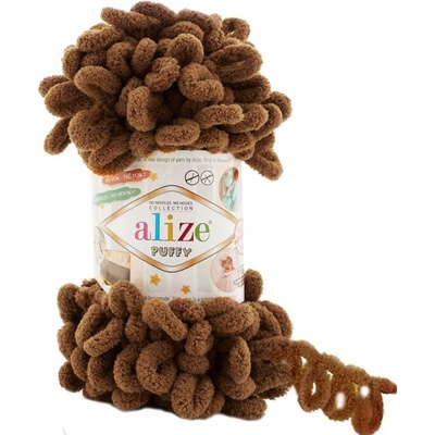 Alize Puffy - 321 Hnedá tmavá
