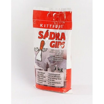 Sádra bílá modelářská Hmotnost: 3kg