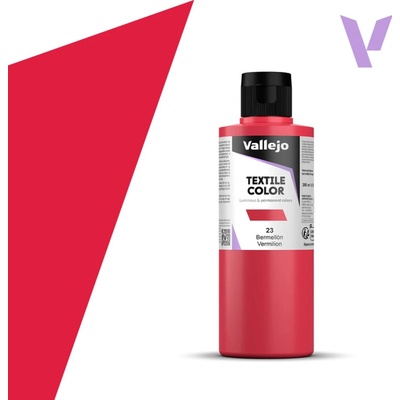 Vallejo Textile Color 41023 vermillion 200 ml