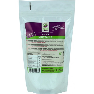 Natusweet Stevia krystal 200 g