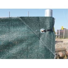 Krycí plachta na plot 150 g/m2, 1,80 x 3,45 m, 10 ks, tmavězelená