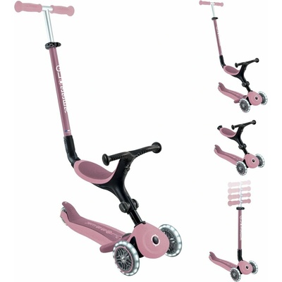 Globber Go up active lights ecologic fialová