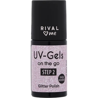 RIVAL Loves Me Lak na nehty UV gel 13 Fairy Dust