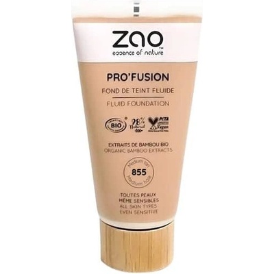ZAO Pro'fusion Fluid Foundation make-up 855 med ium Tan 30 ml