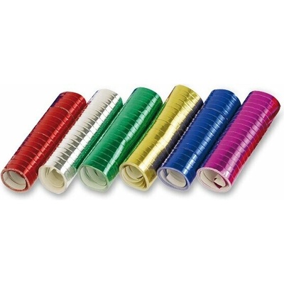 Serpentíny 18 pruhov 7 mm x 4 m mix farieb