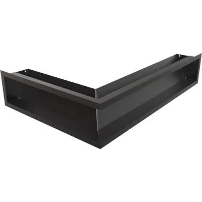 Kratki Rohová mriežka LUFT 400 x 600 x 120 mm pravá čierna 45S
