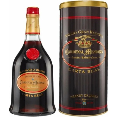 Cardenal Mendoza brandy Carta Real 40% 0,7 l (tuba)