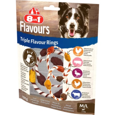 8 in 1 Pet Products GmbH 8in1 Triple Flavour Rings M/L 120 g