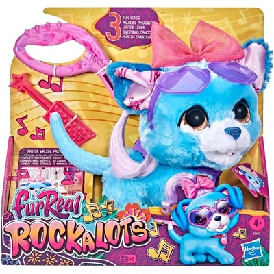 Hasbro FurReal Rockalots Interaktivní chodící štěně – Hledejceny.cz
