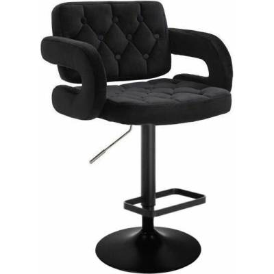 LuxuryForm Design Adria Velur na čiernom tanieri / čierna