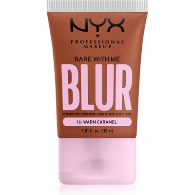 NYX Professional Makeup Bare With Me Blur Tint hydratační make-up 16 Warm Caramel 30 ml