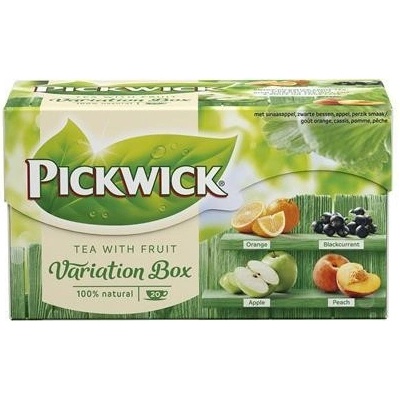 PICKWICK Zelené variácie pomaramč čierna ríbezľa jablko brosk 20 x 1,5 g