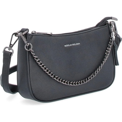 Noelia Bolger kabelka crossbody NB 0073 C čierna