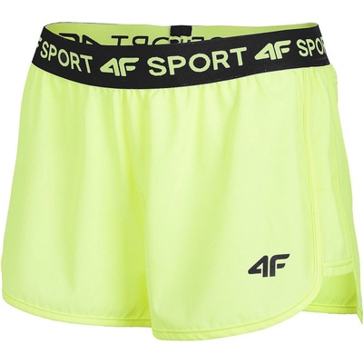 4F H4L22-SKDF010 Dámske kraťasy canary green