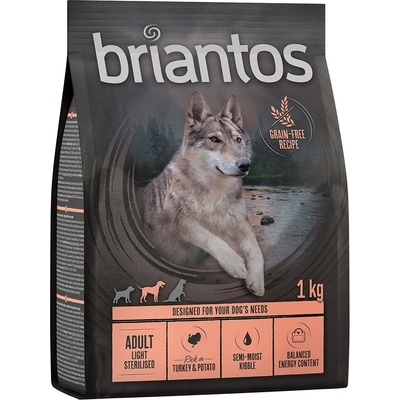 Briantos Adult Light/Sterilised morčacie so zemiakmi Bez obilnín 1 kg