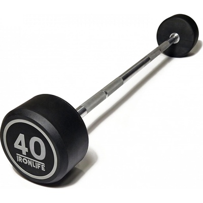 IRONLIFE Obouruční činka rovná 40 kg