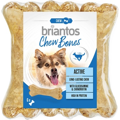 Briantos Chew Bones Active s glukosaminem a chondroitinem 12 cm 6 x 330 g