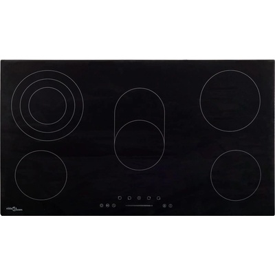 VidaXL Keramická varná deska s 5 hořáky dotykové ovládání 77 cm 8500 W