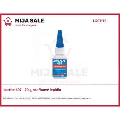 LOCTITE 407 vteřinové lepidlo 20 g – Hledejceny.cz