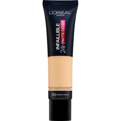 L'Oréal Paris Infalible 24H Matte Cover 135 Radiant Vanilla make-up 30 ml