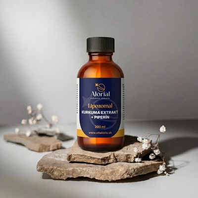 Alorial Lipozomal Kurkuma extrakt + Piperín 200 ml