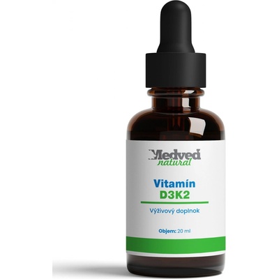 Medveď Natural Vitamín D3K2 20 ml