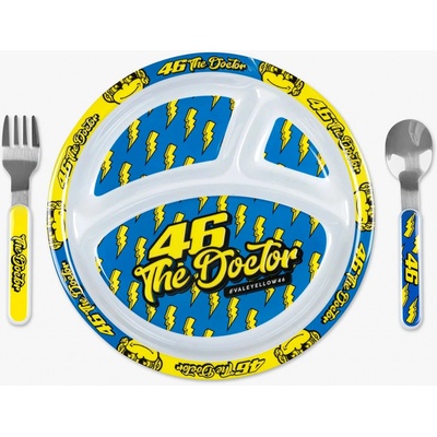 VALENTINO ROSSI VR46 jídelní set 46 THE DOCTOR 24 dětský multicolor
