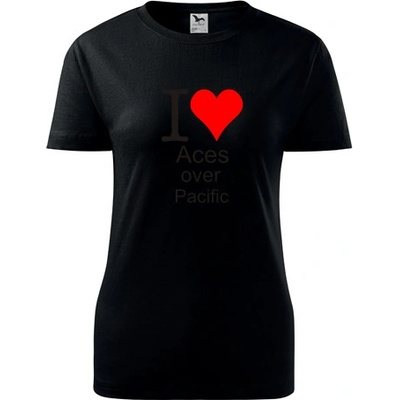 Černé dámské tričko I love Aces over Pacific – Hledejceny.cz