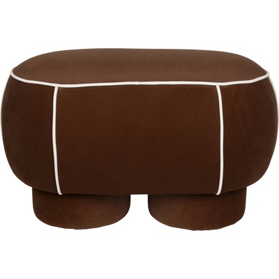 White Label Living Taburet Marina M 77,5 cm červený