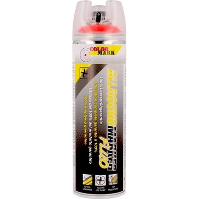 Color Mark Allroundmarker Fluo značkovací sprej 500 ml červený
