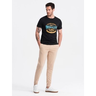 Ombre Clothing tepláky pánské Béžová