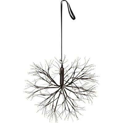 Star trading Závěsná LED dekorace STARDUST 288 diod P.40cm černá