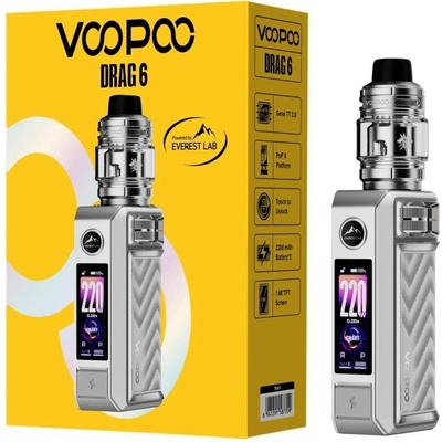 VooPoo Drag 6 Kit 4400 mAh Silver