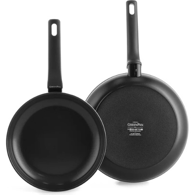 Sada dvou pánví ESSENCE, 24 + 28 cm, černá - GreenPan – Hledejceny.cz