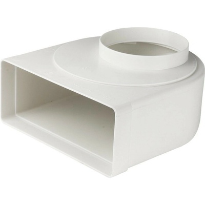 Dalap Redukce 90° z O100 mm čtyřhranné 220 x 90 mm – Hledejceny.cz