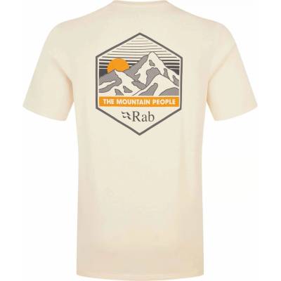Rab Stance Mountain Peak Tee ecru