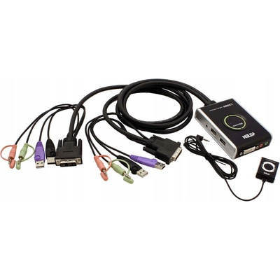 Aten CS-682-AT KVM prepínač pre 2xPC s DVI-Digital a USB portami